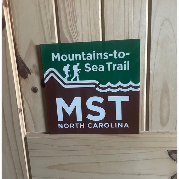 Mountains to Sea Trail MST North Carolina Sign 3D Print Camp Hike Forest Trail - Picture 1 of 2